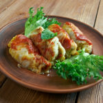 kelem dolmasi - Stuffed cabbage leaves.Cabbage dolma,popular all year round in Azerbaijan